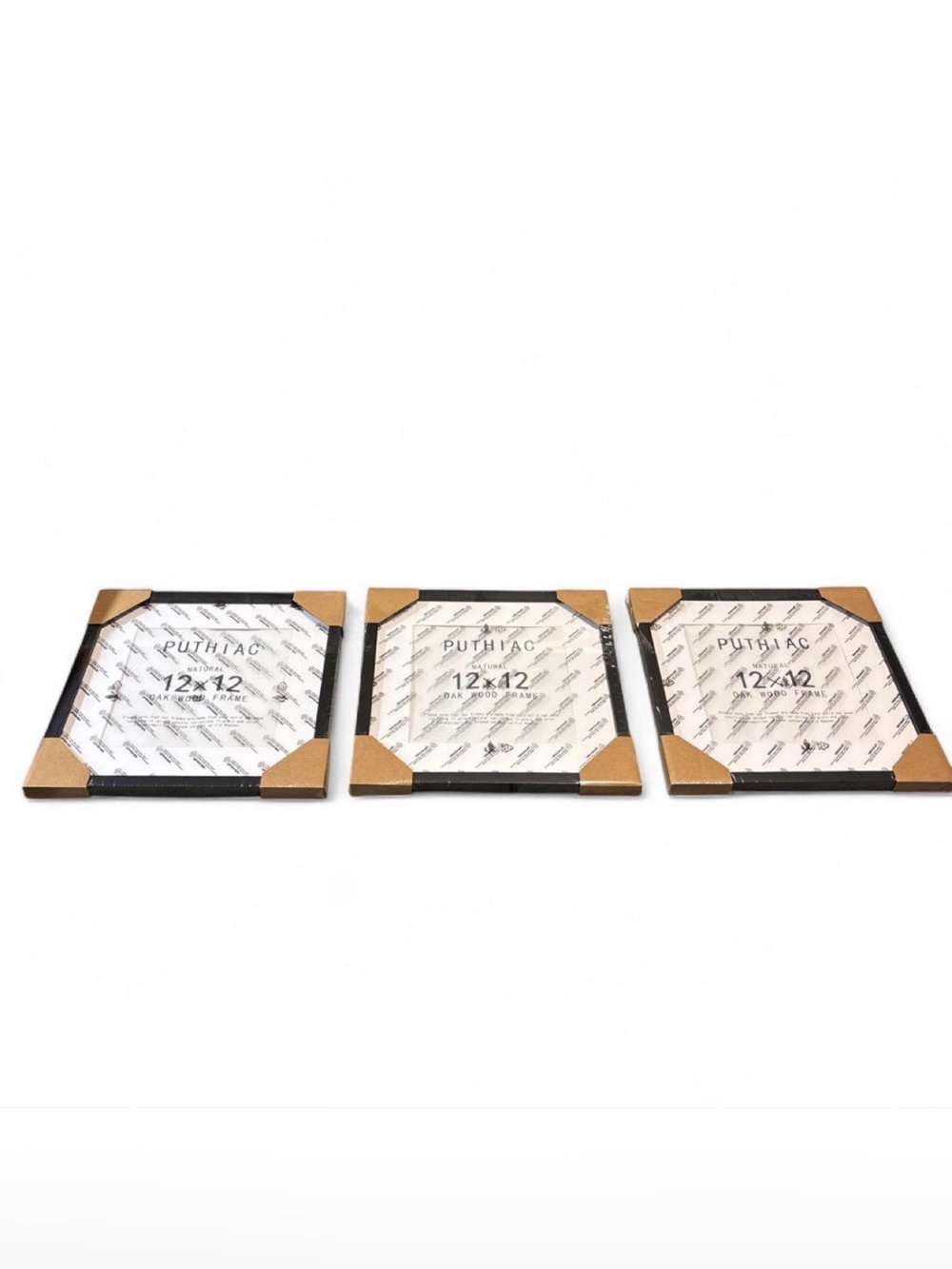 Puthiac 12x12 Oak Wood Frame Set - Black